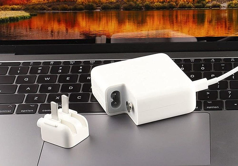  [AUSTRALIA] - Mac AC Wall Adapter Plug Duckhead US Wall Charger AC Cord US Standard Duck Head for MacBook Mac iBook/iPhone/iPod AC Power Adapter Brick (2 PCs)