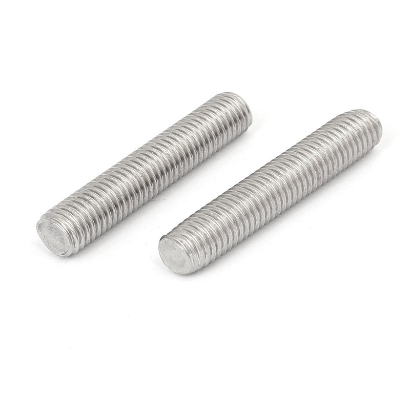  [AUSTRALIA] - uxcell M10 x 55mm 1.5mm Pitch 304 Stainless Steel Fully Threaded Rods Fasteners 10 Pcs