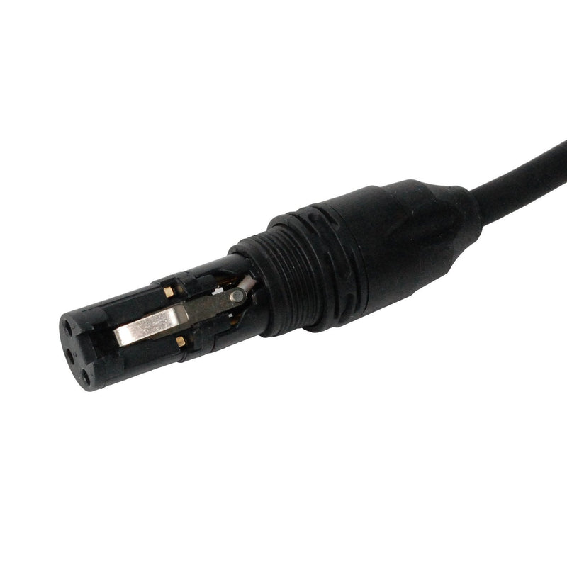  [AUSTRALIA] - LyxPro 1/4” TRS to XLR Female Microphone Cable - 15 Ft - Black - for Professional Microphones and Devices 15 Feet