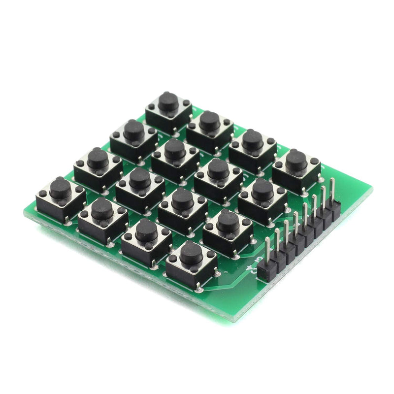  [AUSTRALIA] - Tegg 1 PC 8 Pin 4x4 Matrix 16 Keys Button Keypad Module for Arduino Raspberry Pi