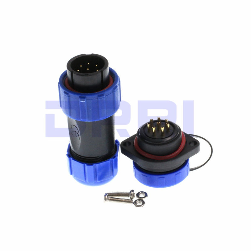 DRRI SP21 8 Pole Waterproof Circular Aviation Connector Industrial Connector Adapter 8pole - LeoForward Australia