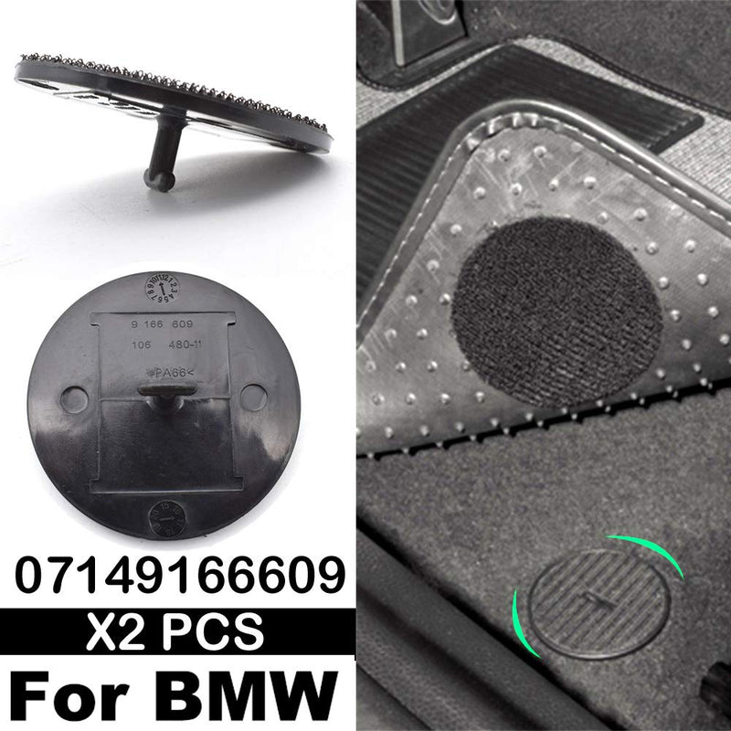 AUTOXBERT 4X for BMW Car Mat Clips/Fixings/Fasteners Floor Twist Lock T Shape Mini F10 T-Shape - LeoForward Australia