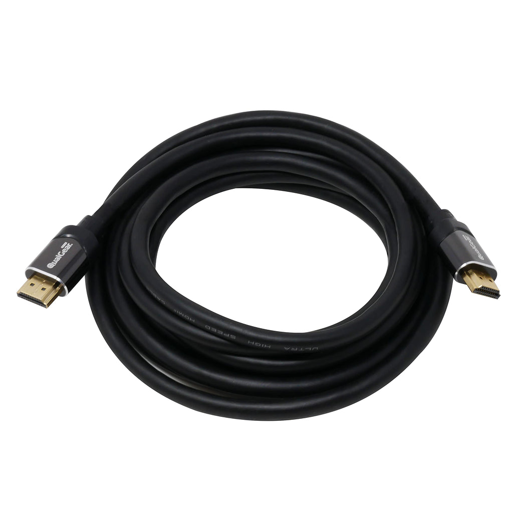  [AUSTRALIA] - QualGear Ultra High-Speed 8K HDMI Cable - 10 Feet, Black (QG-CBL-HD21-10FT)