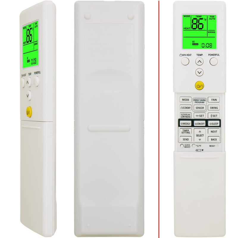  [AUSTRALIA] - RCECAOSHAN Replacement for Fujitsu Air Conditioner Remote Control AR-RED1U ARRED1U AOU9RLS2 AOU12RLS2 AOU15RLS2 ASU9RLS2 ASU12RLS2 ASU15RLS2 Display in Both Fahrenheit and Celsius