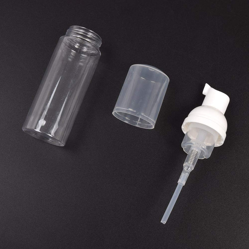 RAYNAG 2 Pack Clear Plastic Foamer Bottle Pump Mini Travel Size Soap Dispenser,50 ml/1.7 oz - LeoForward Australia