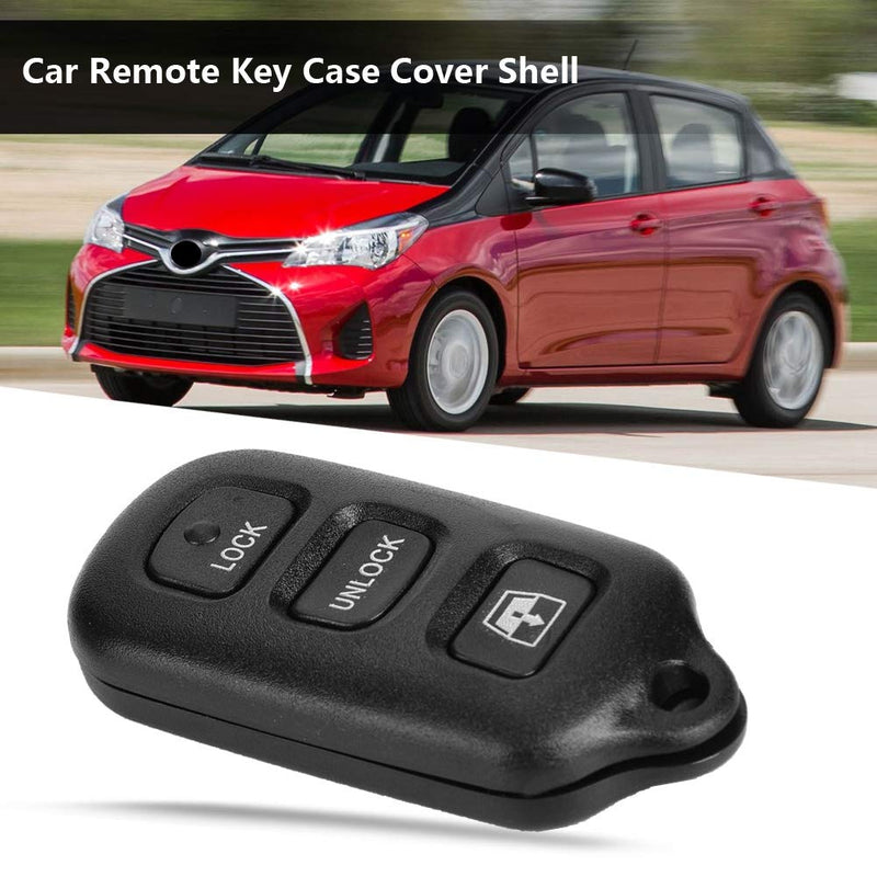 Aramox Key Shell Cover,Car Entry Remote Key Case Cover Shell for Toyota 4Runner Lexus Pontiac Vibe Scion xB No Chips - LeoForward Australia