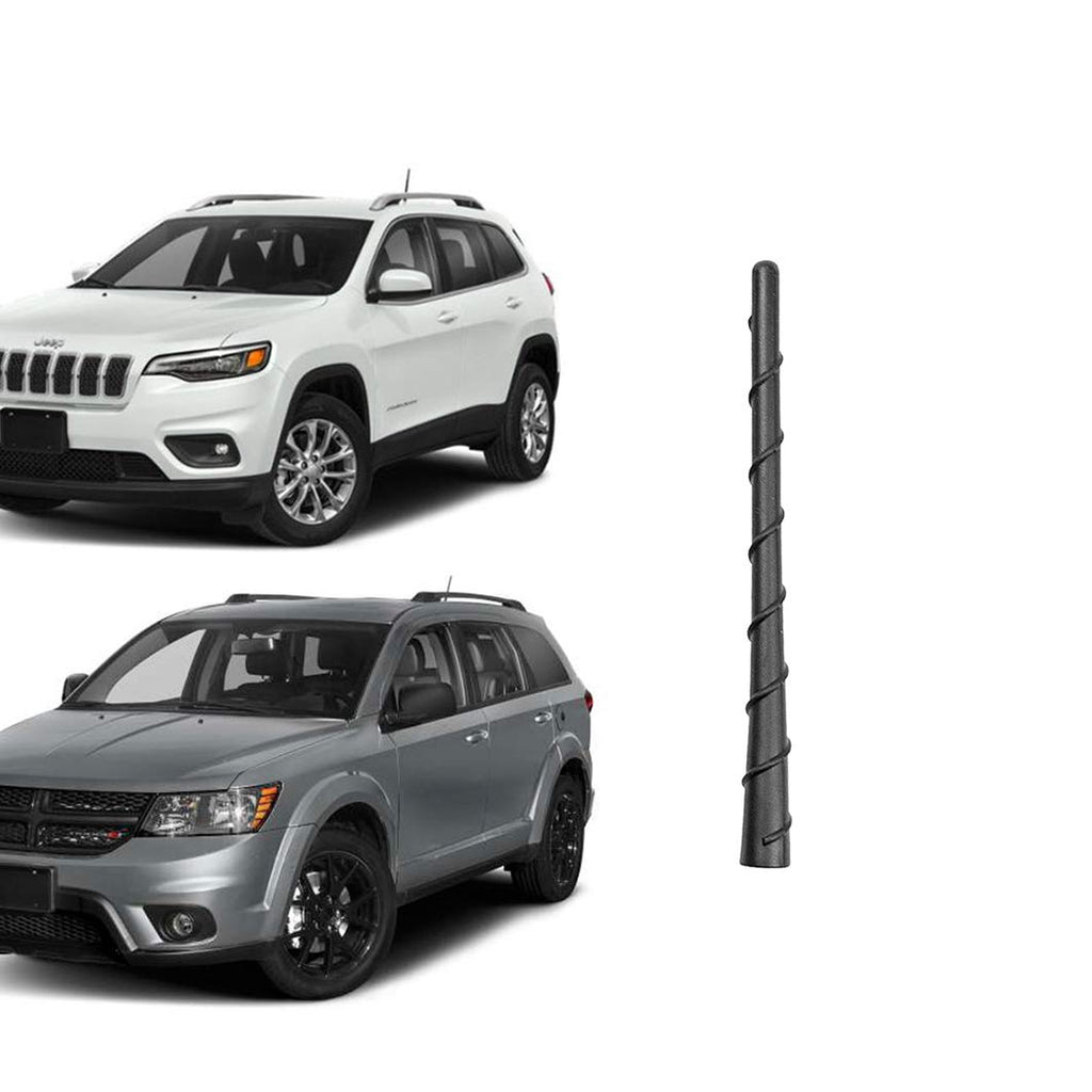  [AUSTRALIA] - 8 in Roof Radio Antenna Mast Compatible with Jeep Grand Cherokee,Cherokee, Fits Dodge Journey,Avenger,Durango,Dart 2011-2023 for 5091100-AA,5064688AB Durable Flexible Rubber Replacement Antenna