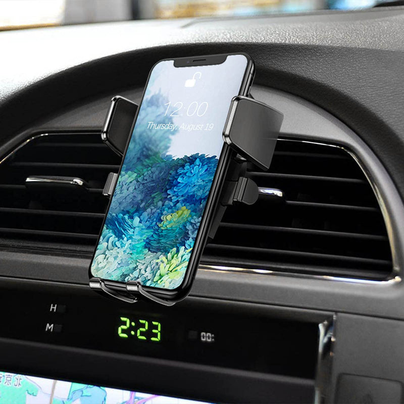  [AUSTRALIA] - Phone Holder for Car, 360°Rotatable Car Phone Mount for Windshield Dashboard Air Vent, Universal for All Cell Phone and More Devices with Suction Cup and Clip