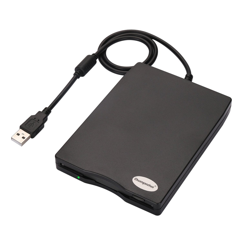  [AUSTRALIA] - 3.5" USB External Floppy Disk Drive Portable 1.44 MB FDD for PC Windows 2000/XP/Vista/7/8,No Extra Driver Required,Plug and Play,Black