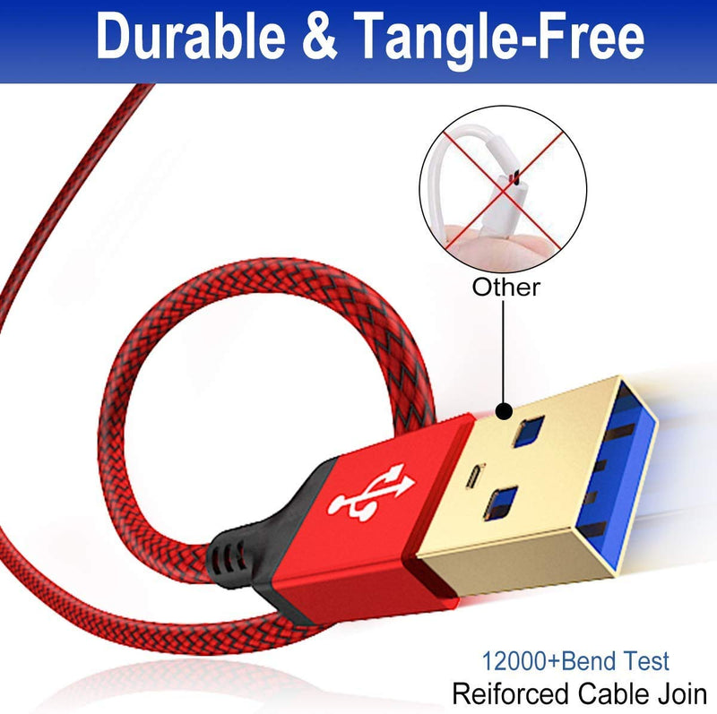  [AUSTRALIA] - USB A to USB A 3.0 Cable 2pack(3.3ft+3.3ft),AkoaDa USB A Male to A Male Cable Double End USB Cord Compatible with Data Transfer Hard Drive Enclosures,Cameras,DVD Player,Laptop Cooler and More(Red) 3.3FT+3.3FT RED