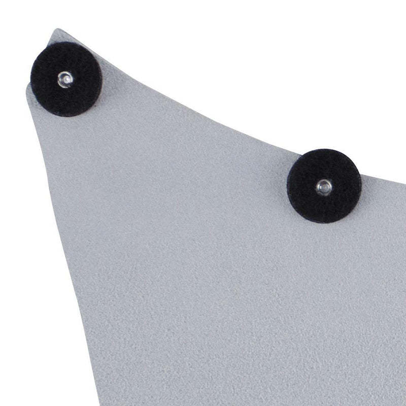  [AUSTRALIA] - Sellstrom Protective Leather Welding Spatter Bib for Welding Helmets/Face Shields, Grey, S21100