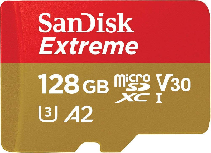  [AUSTRALIA] - SanDisk 128GB Memory Card Extreme Works with Gopro Hero 7 Black, Silver, Hero7 White UHS-1 U3 A2 Micro SDXC Bundle with Everything But Stromboli 3.0 Micro/SD Card Reader