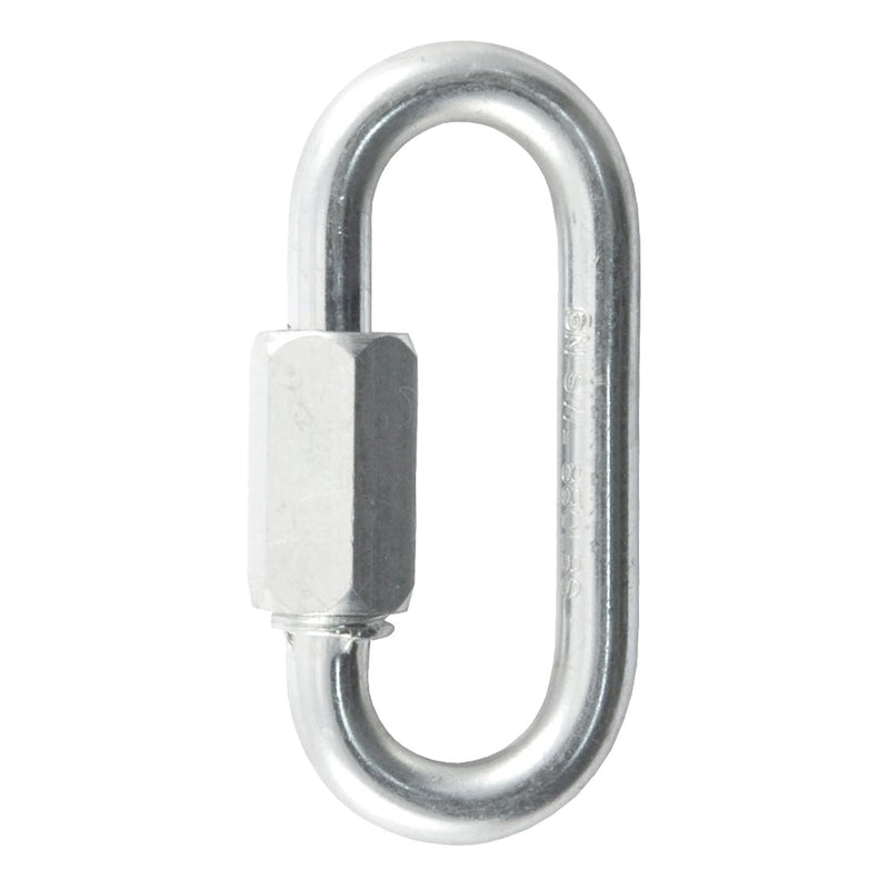  [AUSTRALIA] - CURT 82611 Threaded Quick Link Trailer Safety Chain Hook Carabiner Clip 1/4-Inch Diameter, 880 lbs