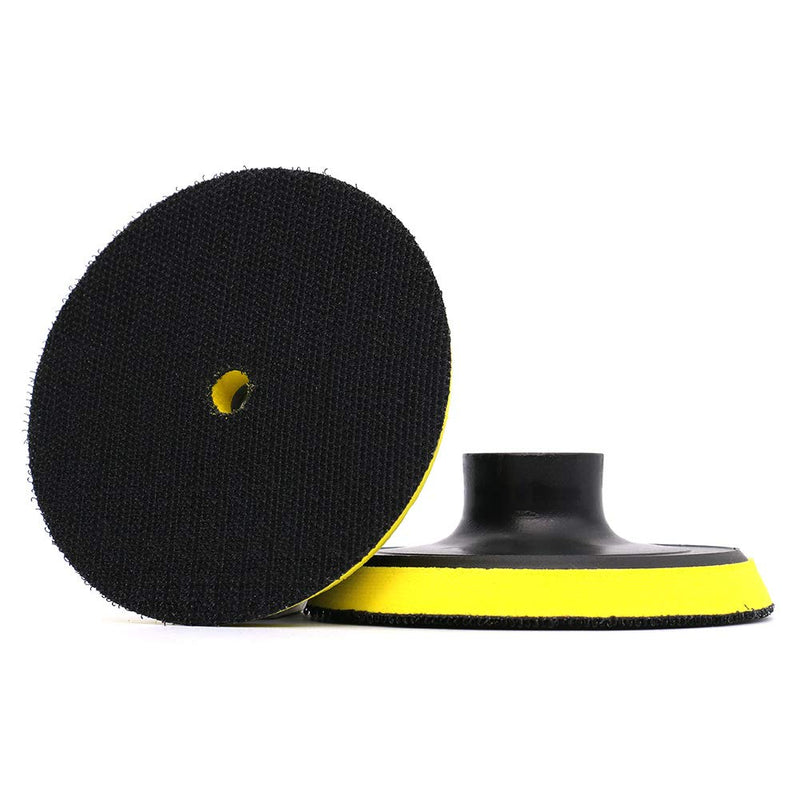  [AUSTRALIA] - 2-Pack Backer Pads 4-Inch Hook and Loop Backing Pads for Polishing Sanding 2-pieces