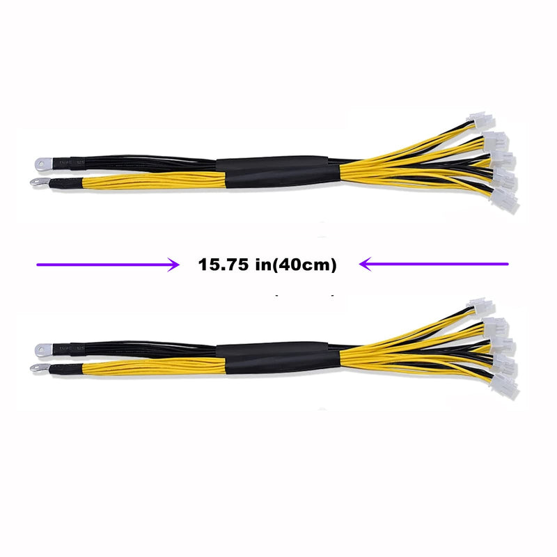  [AUSTRALIA] - Onyehn 2 Pack 6 Pin PCIE Mining Power Supply Connector Cable for Bitmain Antminer APW7 + APW3 PSU L3 D3