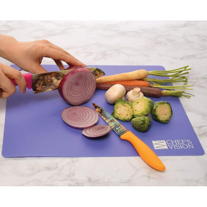  [AUSTRALIA] - Slice Bright Flexible Cutting Mats are the Smarter, Faster and Easier Way to Prepare Your Food. Set of six Colorful Mats. From The Chef’s Vision Kitchen to Yours.