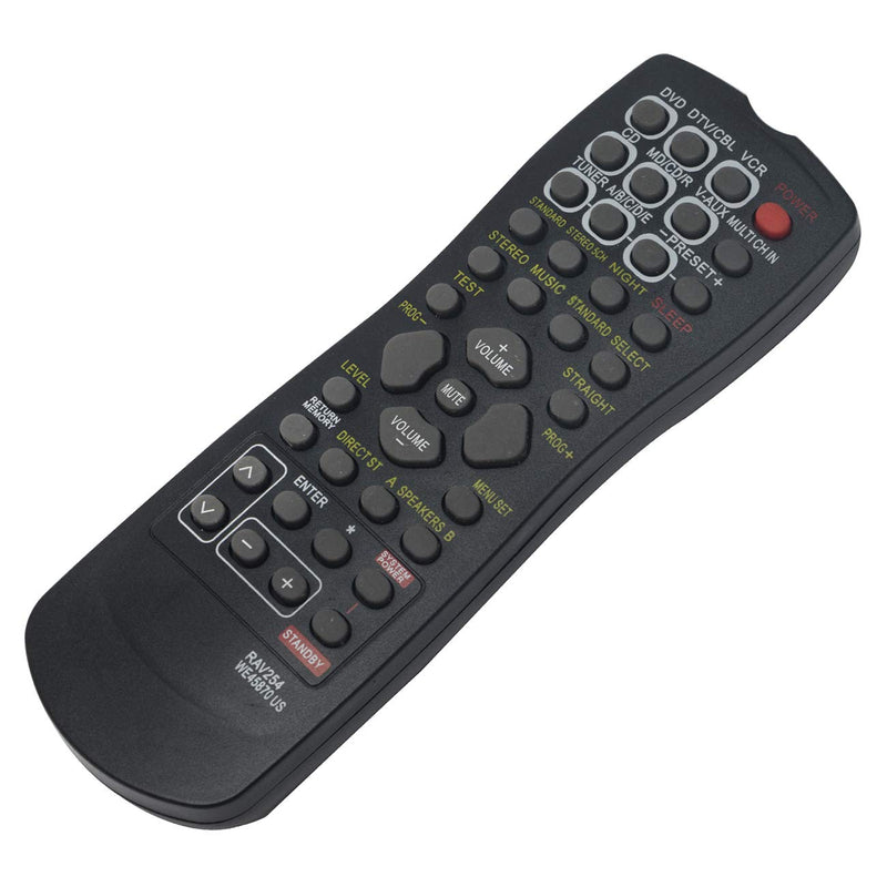 RAV254 Replace Remote Control fit for Yamaha AV Receiver RX-V350 RX-V359 RX-V373 RX-V390 RX-459 RX-V496 HTR-5240 HTR-5250 HTR-5630 - LeoForward Australia