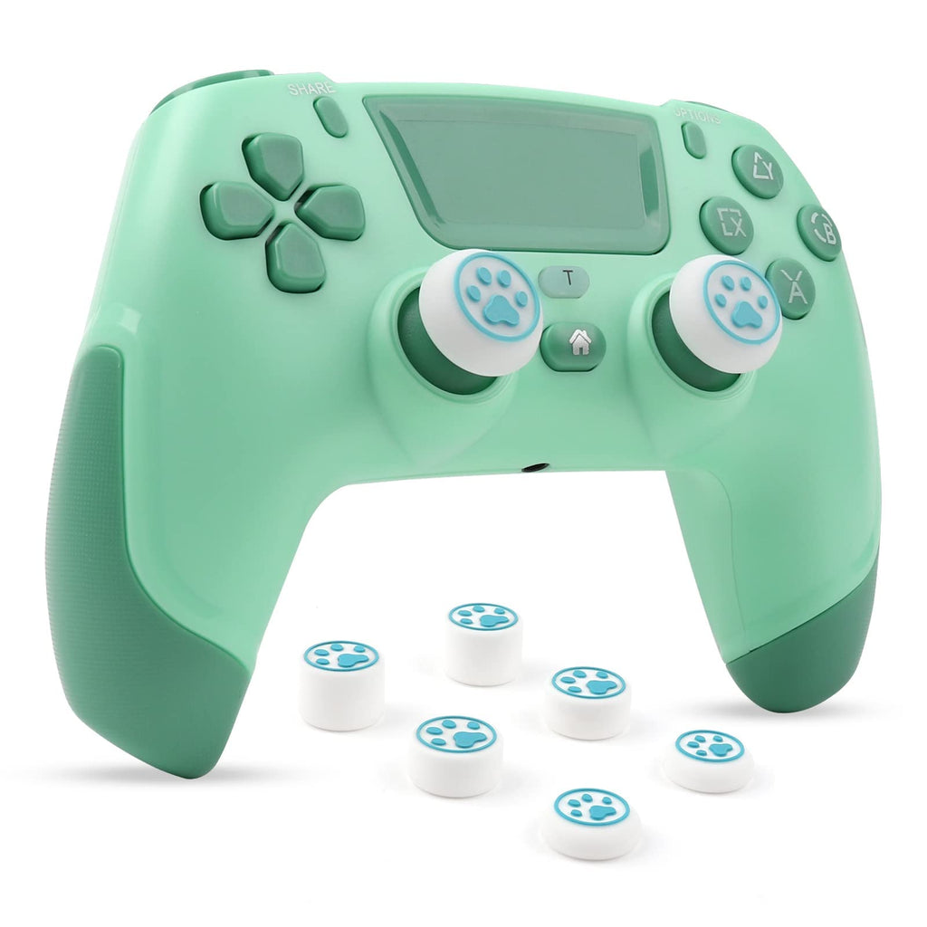  [AUSTRALIA] - RALAN Green Wireless Controller Compatible with Playstation 4/Pro/Slim/PS3/IOS/PC PS4 Dualshock 4 Gamepad with Headphone Jack and Touch Pad