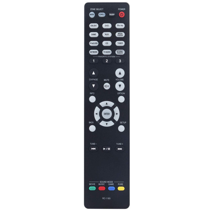  [AUSTRALIA] - RC-1183 Replace Remote Control Applicable for Denon AV Receiver AVR-X2000 AVRX2000 AVR-E400