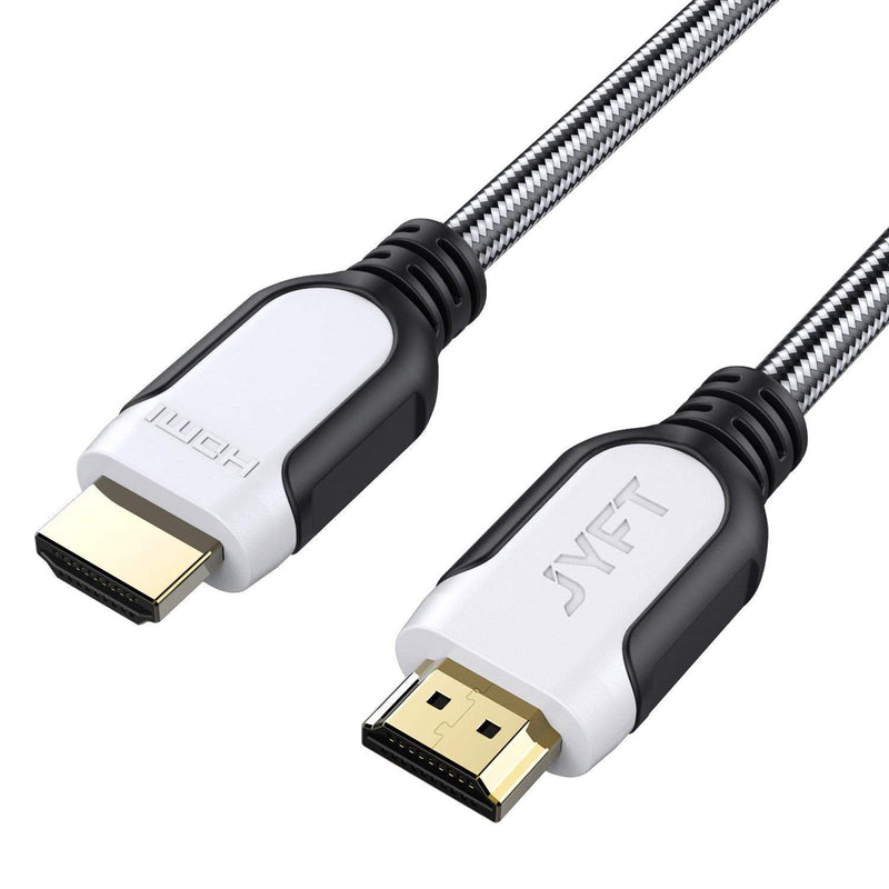  [AUSTRALIA] - JYFT HDMI Cable 6ft - HDMI 2.0 (4K @ 60fps), High Speed with Ethernet 18Gbps, Audio Return, Video 4K 2016P HD, 1080P 3D, Blue-ray, Support Apple TV, Xbox, PS3, PS4, HDTV, 1Pack