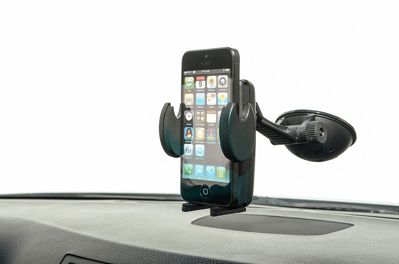  [AUSTRALIA] - Arkon Windshield or Dash Car Phone Holder Mount for iPhone 12 11 XS XR X Galaxy Note 20 10 9 Retail Black Standard Packaging