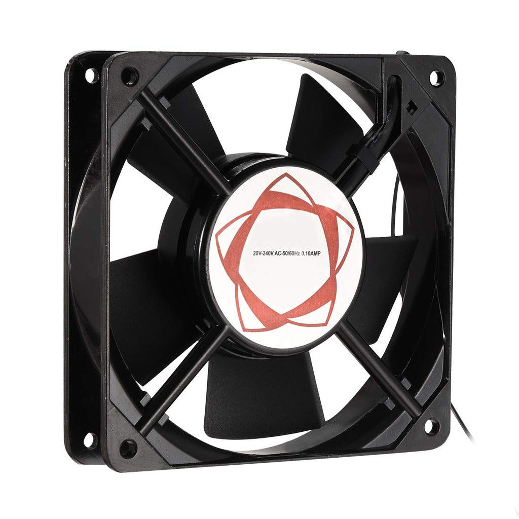  [AUSTRALIA] - uxcell Cooling Fan 120mm x 120mm x 25mm SF12025AT AC 220-240V 0.10A Long Life Sleeve Bearings