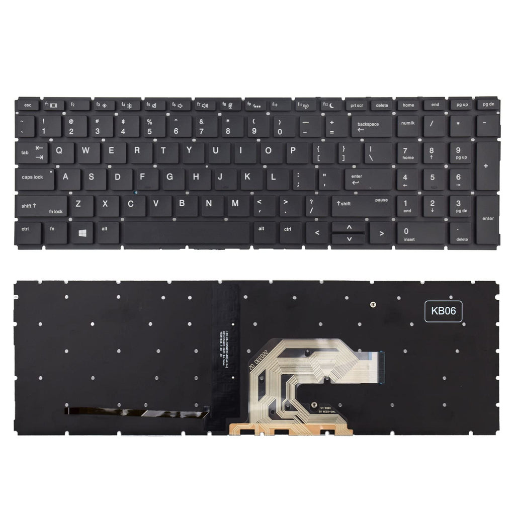  [AUSTRALIA] - TLBTEK Backlight Keyboard Replacement Compatible with HP ProBook 450 G6 G7 455 G6 G7 455R G6 G7 Series Laptop L45090-B31 L45090-001 2B-BBU01Q100 2B-ABU07Q100 V181646BS1