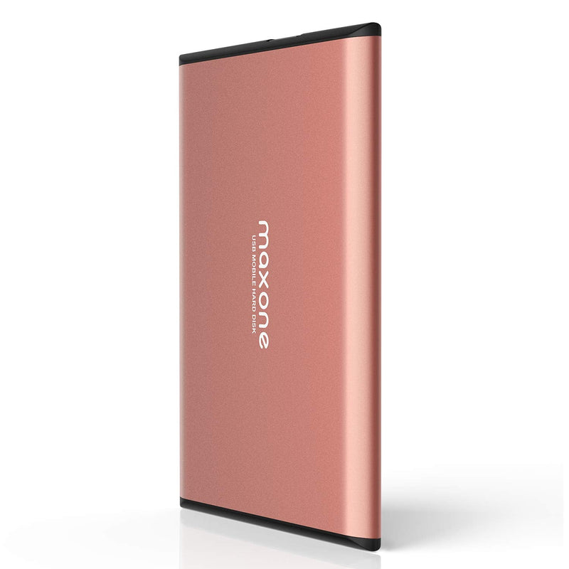  [AUSTRALIA] - Maxone 250GB Ultra Slim Portable External Hard Drive HDD USB 3.0 for PC, Mac, Laptop, PS4, Xbox one - Rose Pink