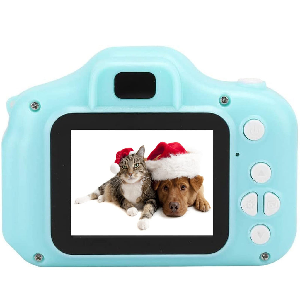 [AUSTRALIA] - Kid Digital Video Camera,Mini Cute Children Cameras,Portable Kid Camera Toy with 2.0inTFT Color Eye-Friendly and Clear Screen,Smart Camera for Boys Girls' Birthday Gifts (Green) Green