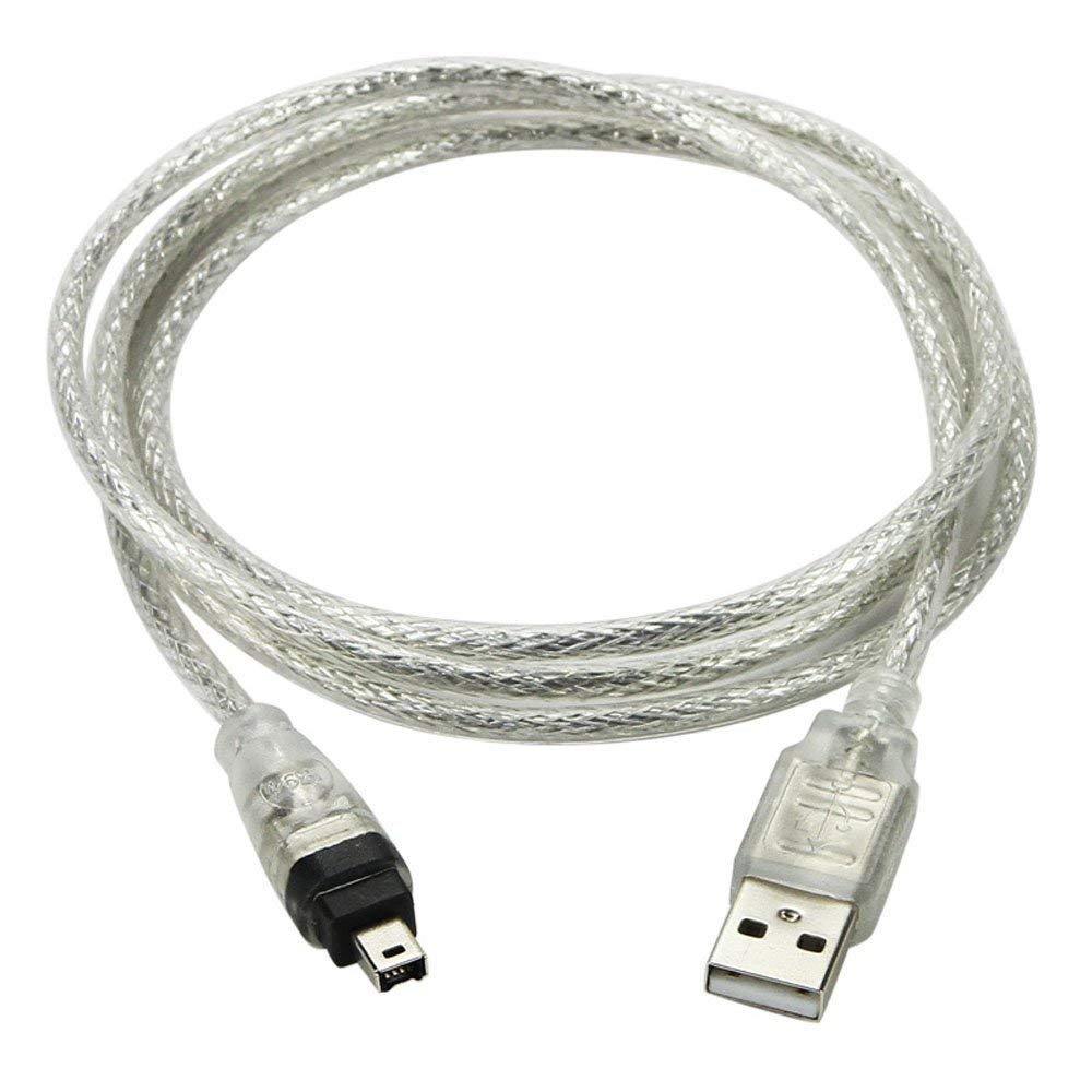  [AUSTRALIA] - Chenyang CY USB Male to Firewire IEEE 1394 4Pin Male iLink Adapter Cord Cable for DCR-TRV75E DV 1m USB Firewire Cable