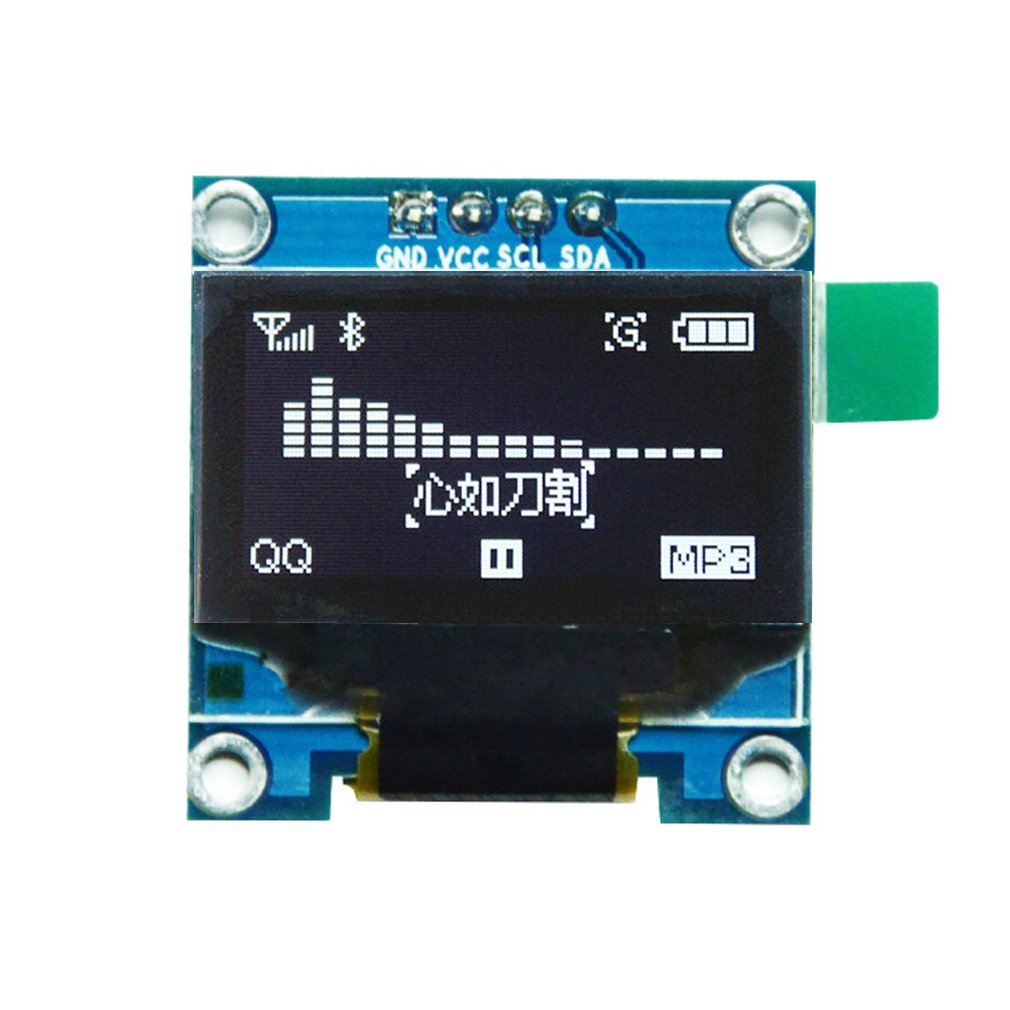  [AUSTRALIA] - HiLetgo 0.96" SSD1306 I2C IIC SPI Serial 128X64 OLED LCD Display 4 Pin Font Color White White-IIC