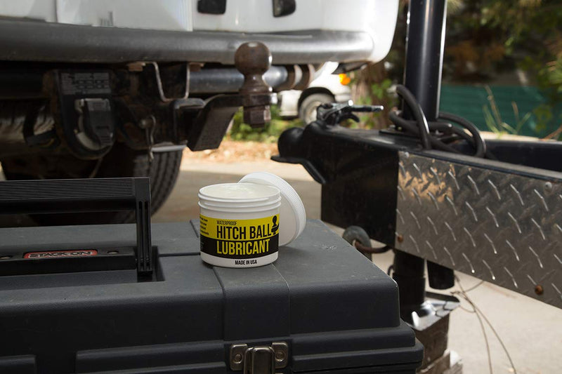  [AUSTRALIA] - Mission Automotive 4oz Trailer Hitch Ball Lubricant - Grease to Reduce Friction and Wear on Tow Hitch Mount Balls, King Pins, Hitch Locks, etc. - Waterproof Lube Made in The USA