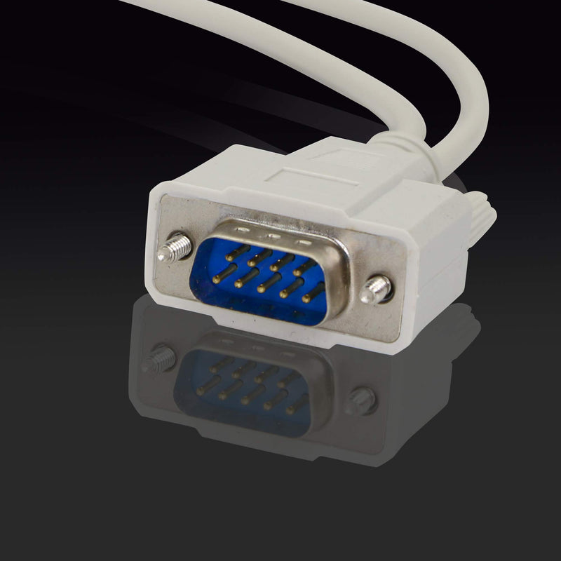  [AUSTRALIA] - 30cm DB9 Y Splitter Cable DB9 9 Pin 1 Male to 2 Female Rs232 Serial Splitter Adapter Straight-Through Cable YOUCHENG for Connect Various Serial Interface Devices