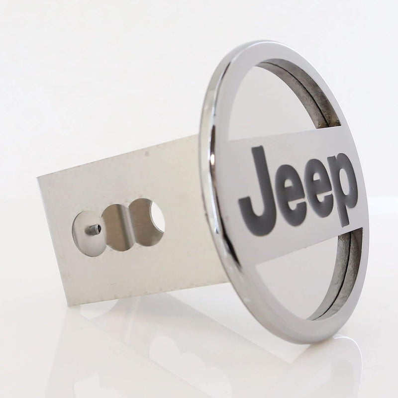  [AUSTRALIA] - Jeep Logo Steel Tow Hitch Cover Plug