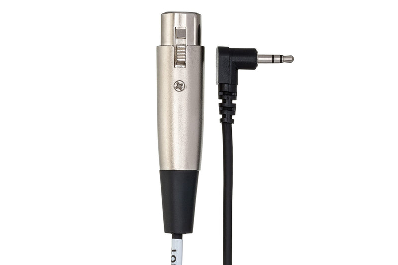  [AUSTRALIA] - Hosa XVM-110F XLR3F to Right Angle 3.5 mm TRS Microphone Cable, 10 Feet