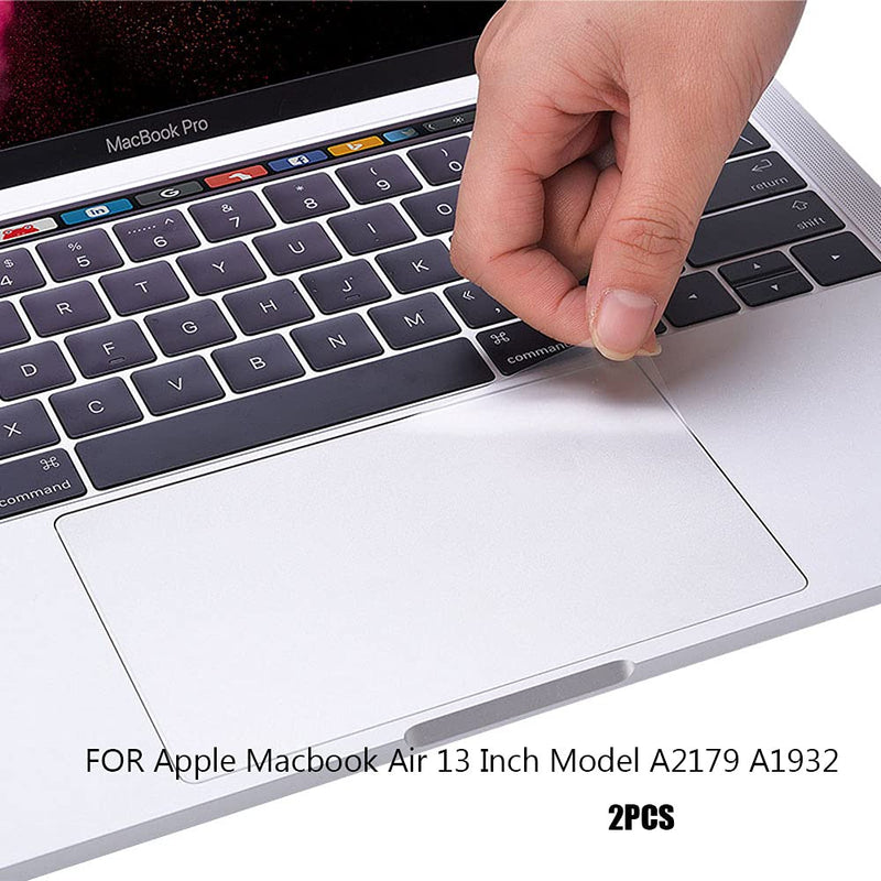  [AUSTRALIA] - (2 Pack) Clear Anti-Scratch Trackpad Protector Touchpad Cover Skin for New MacBook Air 13" A2179 A1932 (with Touch ID Model) New MacBook Air 13" A1932