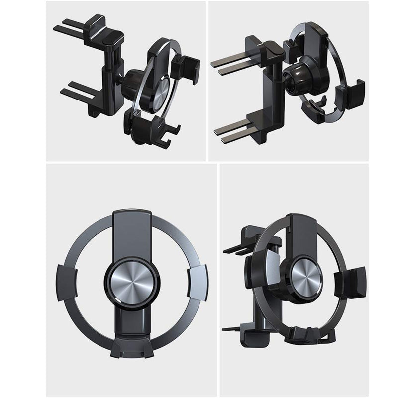  [AUSTRALIA] - dlfcizlsl Car Phone Mount for Circular Air Conditioning Outlet Applicable MercedeBenz Mobile Phone HolderFord Mustang Mini Cooper Fiat 500