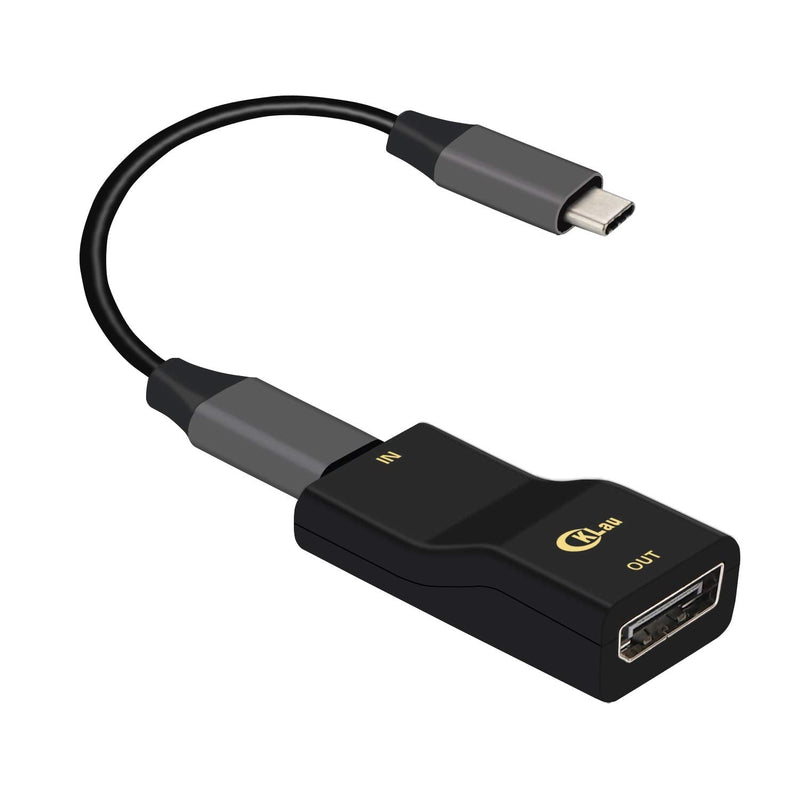  [AUSTRALIA] - CKLau 4Kx2K@60Hz USB C to DisplayPort Adapter, USB-C to DP Converter with Cable Compatible Thunderbolt 3 for CKLau KVM Switch, Galaxy, MacBook, Surface Pro, Oculus Rift S, XPS, iPad, Samsung, Dell