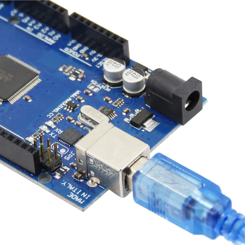  [AUSTRALIA] - MMOBIEL UNO  R3 Board ATmega 2560 New Version with A1602 incl USB Cable Compatible with Arduino IDE Projects RoHS Compliant