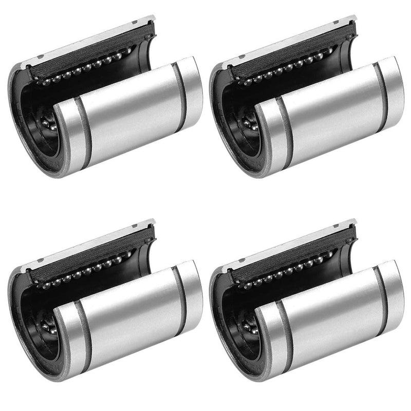  [AUSTRALIA] - uxcell LM20UUOP Linear Ball Bearings Open Type, 20mm Bore Dia, 32mm OD, 42mm Length (Pack of 4)