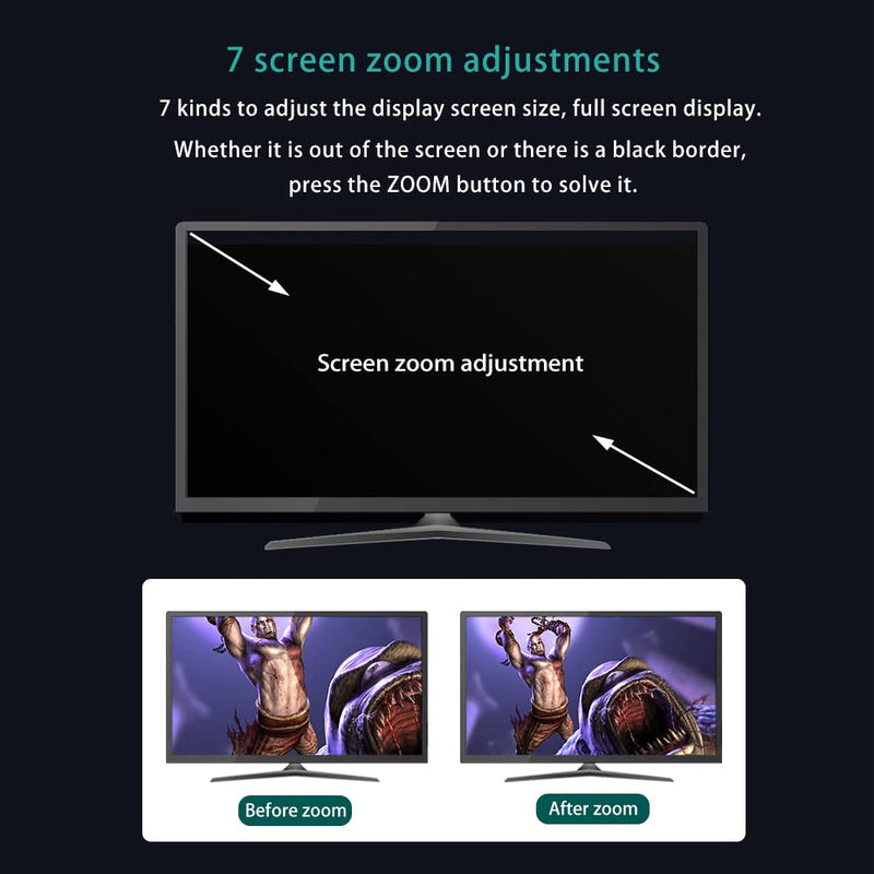  [AUSTRALIA] - Component to HDMI Converter Upscaler, YPbPr to HDMI Converter Upscaler Support 1080P for Wii, PS2, PS3, Xbox 360, Blu ray Player, DVD and More