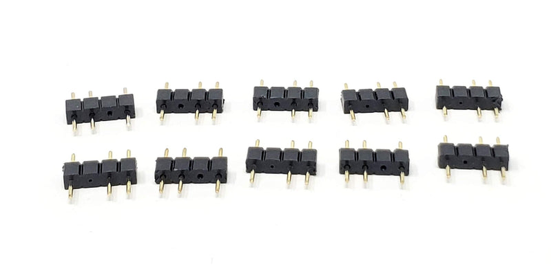  [AUSTRALIA] - Micro Connectors Addressable RGB 1 to 4 Splitter Cable - 50cm/ 2 Pack, Model: F04-04ARGB50-2P