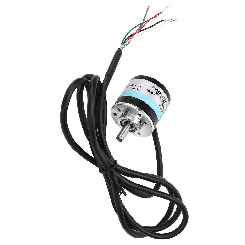  [AUSTRALIA] - ABZ Three-Phase Encoder Photoelectric Encoder DC 5-24V 3000-6000RPM Full Wave Encoder for Auto Engineering(600HZ),Encoder 600HZ