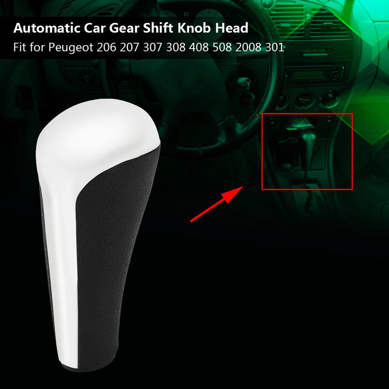  [AUSTRALIA] - Minyinla Gear Shift Knob Automatic Auto Car Gear Stick Shift Knob Head for Peugeot 206 207 307 308 408 508 2008 301