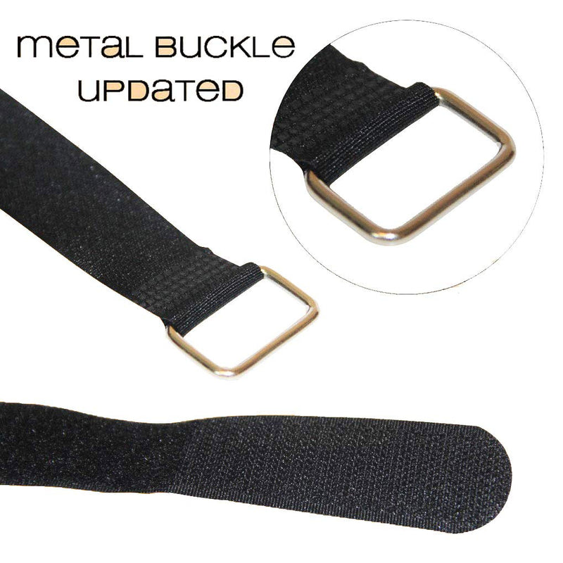  [AUSTRALIA] - FOMMEN Hook And Loop Straps 10 Pack 50 inch Straps，Reusable Cable Strap,Management Adjustable Multipurpose Hook And Loop Securing Straps 10 PACK 50 in