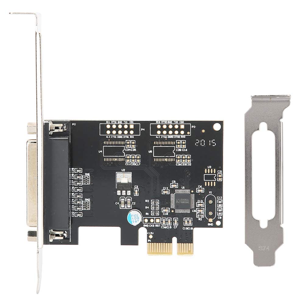  [AUSTRALIA] - Print Port LPT Card for DOS Windows MAC Linux , PCIE to Parallel Port Card PCI E LPT Printer Card 9805 Chip , Support SPP PS2 EPP & ECP Mode