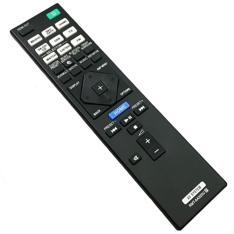  [AUSTRALIA] - RMT-AA320U Replacement Remote Control Compatible for Sony AV Receiver STR-ZA810ES STR-DN1080 STRZA810ES STRDN1080