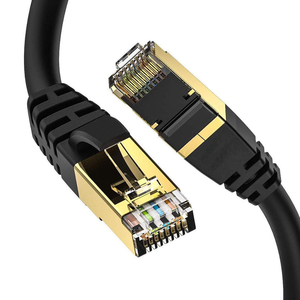  [AUSTRALIA] - DbillionDa Cat8 Ethernet Cable, Outdoor&Indoor, 6FT Heavy Duty High Speed 26AWG, 2000Mhz with Gold Plated RJ45 Connector, Gaming/Modem Cat8-6ft