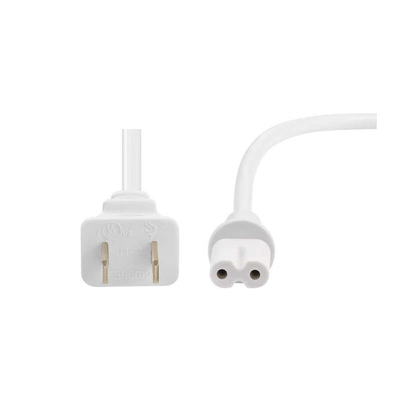  [AUSTRALIA] - VEBNER Extra Short Power Cord Compatible with Sonos Five, Sonos Play 5, Sonos Beam, Sonos Arc, Sonos Amp, Sonos Playbase, Sonos Sub Gen 3 and Sonos Sub Mini (White, 12-Inch) 2-Pack
