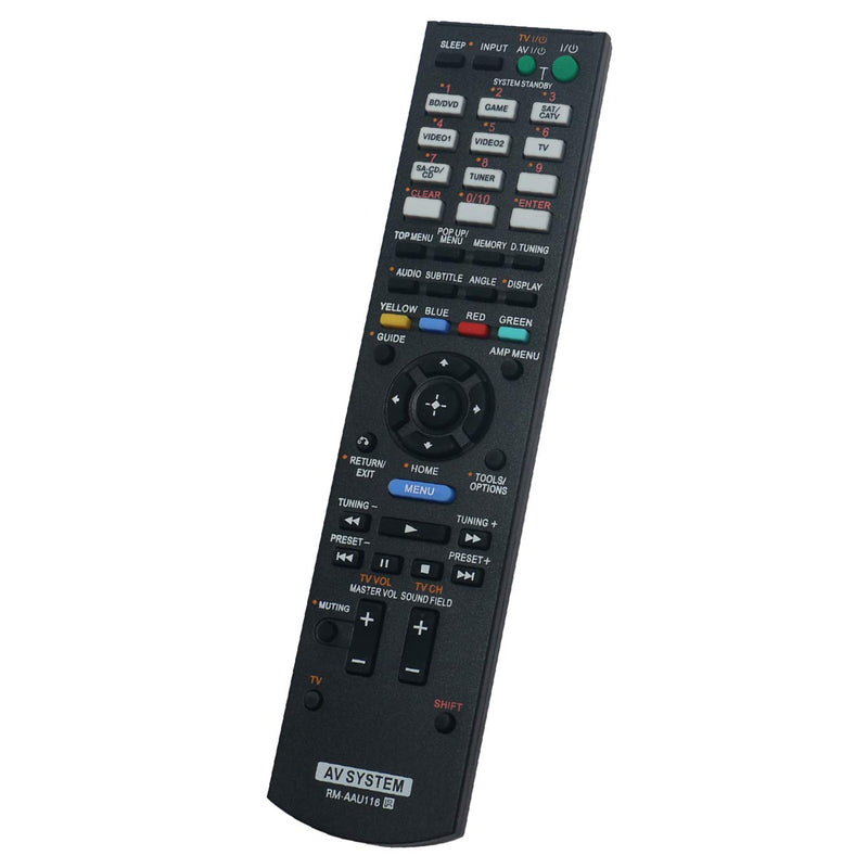 RM-AAU116 Replace Remote Control fit for Sony AV Receiver Home Theater System Audio HT-DDW3500 SS-CNP3500 SS-MSP3500 SS-SRP3500 SS-WP3500 STR-DH520 STR-DH710 STR-DH750 STR-DH830 STR-DN850 STR-K3500SW - LeoForward Australia